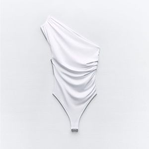 NWT Zara Shaping Asymmetric Bodysuit